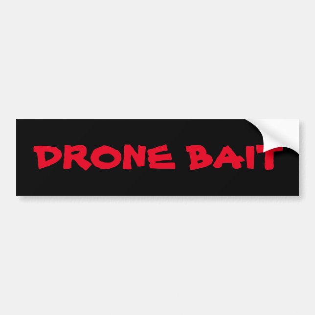 Pegatina Para Coche Cebos para drones (Frente)