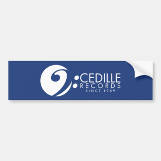 Pegatina Para Coche Cedille Records Bumper Sticker