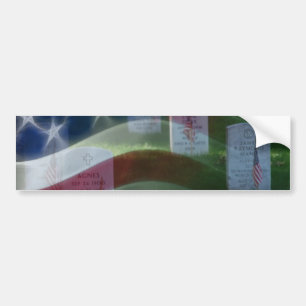Pegatina Para Coche Cementerio nacional de Arlington, bandera