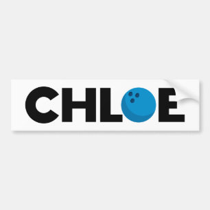 Pegatina Para Coche Cepa del parachoques de la bolera de Chloe