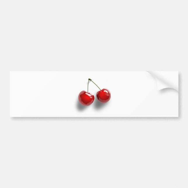 Pegatina Para Coche Cerezas (Frente)