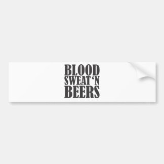 Pegatina Para Coche cervezas del sudor n de la sangre