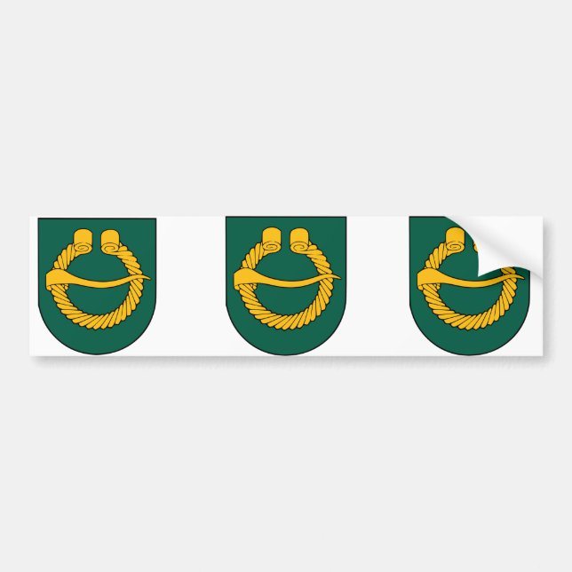 Pegatina Para Coche Cesvaine, Letonia (Frente)