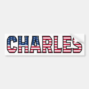 Pegatina Para Coche Charles Name Vorname Estados Unidos Aufkleber Pega