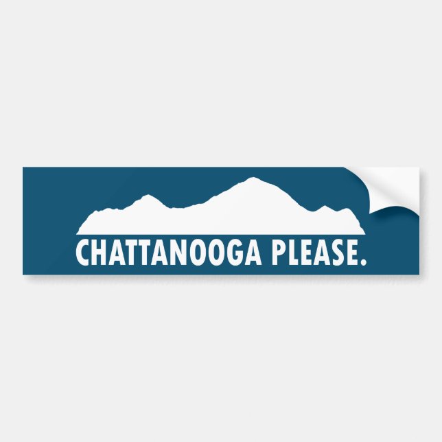 Pegatina Para Coche Chattanooga (Frente)
