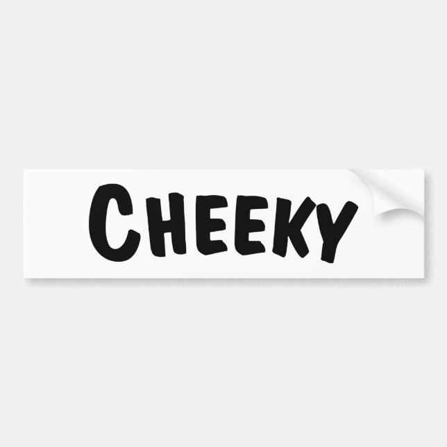 Pegatina Para Coche Cheeky (Frente)