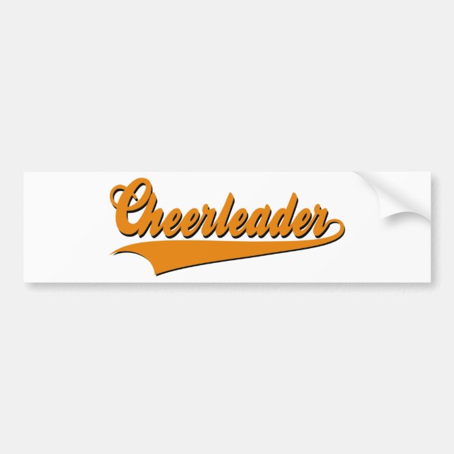 Pegatina Para Coche Cheerleader (Frente)