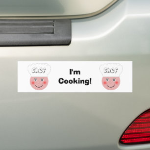 Pegatina Para Coche Chef