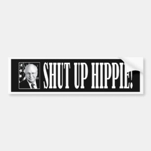 Pegatina Para Coche cheney_shutup_bmprstkr_blk