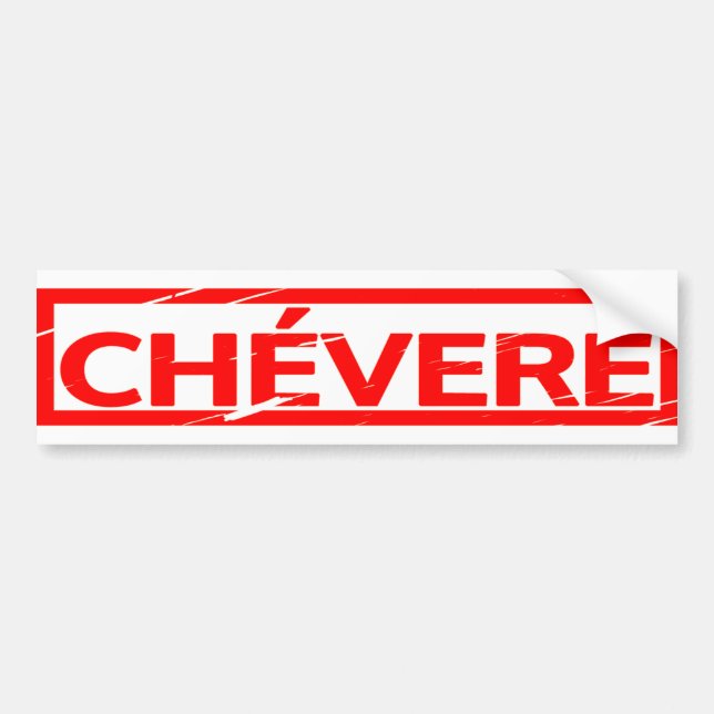 Pegatina Para Coche Chévere Stamp (Frente)