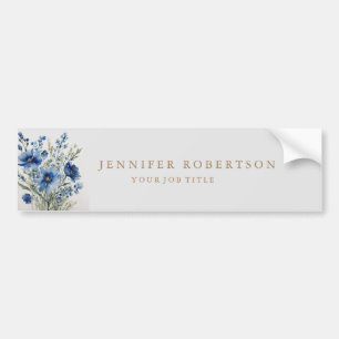 Pegatina Para Coche Chic Clásico Floral Personalizado Personalizado