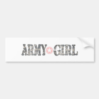 Pegatina Para Coche Chica Camo del ejército