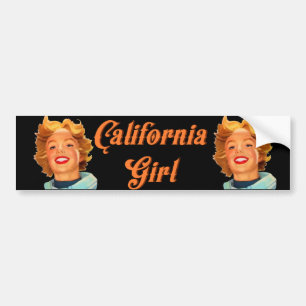 Pegatina Para Coche Chica de California