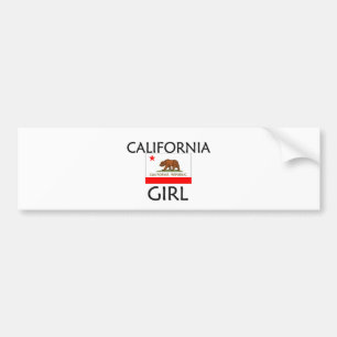 PEGATINA PARA COCHE CHICA DE CALIFORNIA