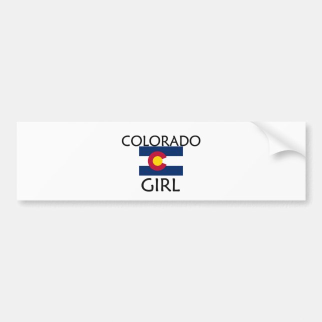 PEGATINA PARA COCHE CHICA DE COLORADO (Frente)