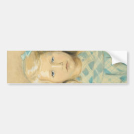 Pegatina Para Coche Chica de Cute Young Blonde