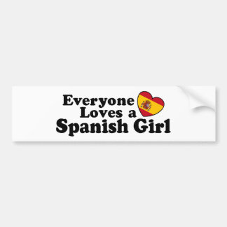 Pegatina Para Coche Chica de España