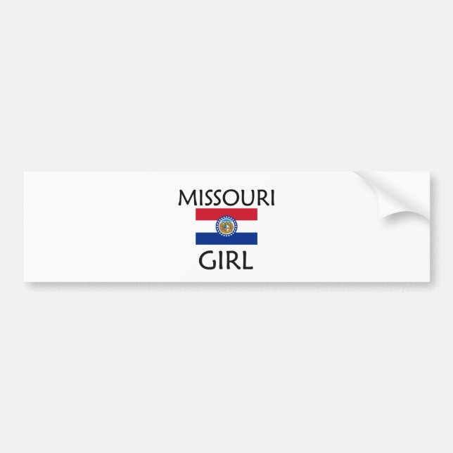 PEGATINA PARA COCHE CHICA DE MISSOURI (Frente)