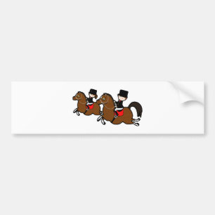 Pegatina Para Coche Chica de niños personalizado lindo montando caball