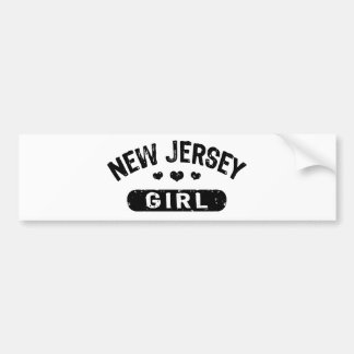 Pegatina Para Coche Chica de Nueva Jersey