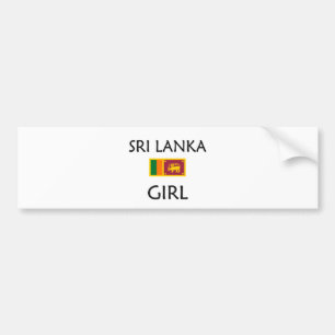 PEGATINA PARA COCHE CHICA DE SRI LANKA