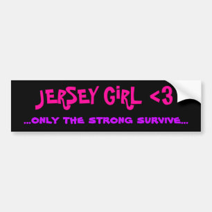 Pegatina Para Coche Chica del JERSEY