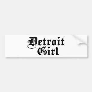 Pegatina Para Coche Chica Detroit