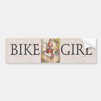 Pegatina Para Coche Chica SUPERIOR de la bici