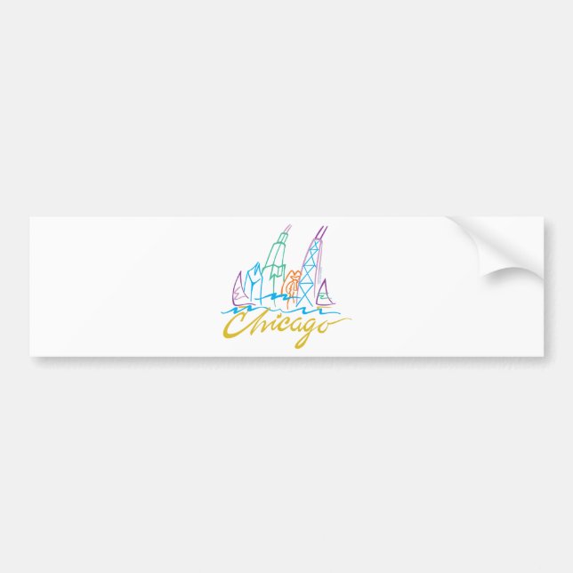 PEGATINA PARA COCHE CHICAGO-EMB (Frente)