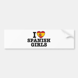 Pegatina Para Coche Chicas de España