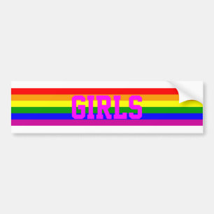 Pegatina Para Coche Chicas del arco iris
