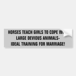 Pegatina Para Coche Chicas del tren de los caballos para el remolque