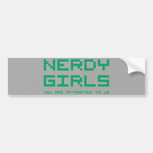 Pegatina Para Coche Chicas Nerdy 2