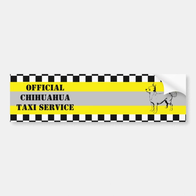Pegatina Para Coche Chihuahua (Frente)