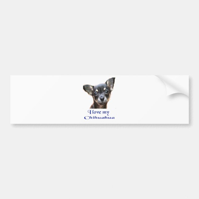 Pegatina Para Coche Chihuahua (Frente)