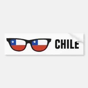 Pegatina Para Coche Chile sombras personalizado texto y color bumperst