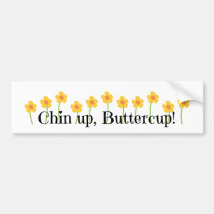 Pegatina Para Coche Chin Up Buttercup