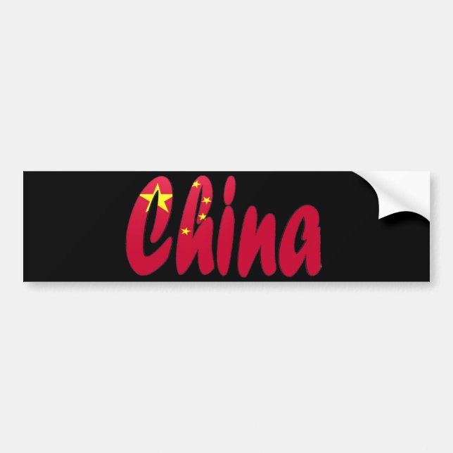 Pegatina Para Coche China (Frente)