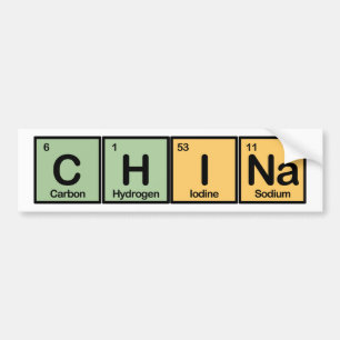 Pegatina Para Coche China hizo de elementos