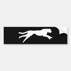 Pegatina Para Coche Chita de arte gráfico blanco