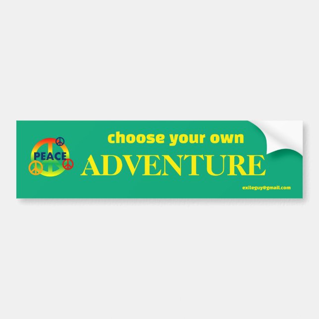Pegatina Para Coche choose your own (Frente)