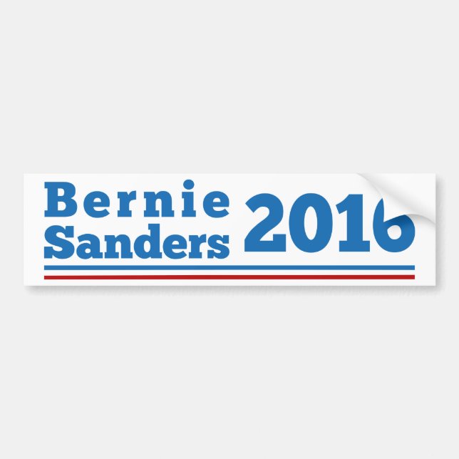 Pegatina Para Coche Chorreadoras 2016 de Bernie (Frente)