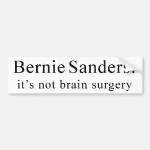 Pegatina Para Coche Chorreadoras de Bernie: no es neurocirugía