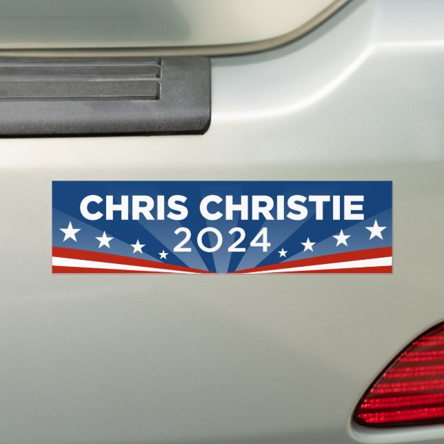 Pegatina Para Coche Chris Christie 2024 (en coche)
