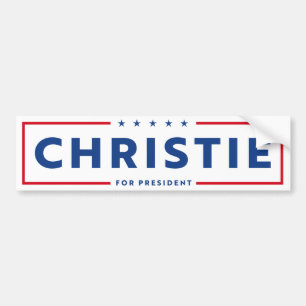 PEGATINA PARA COCHE CHRIS CHRISTIE 2024