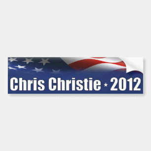 Pegatina Para Coche Chris Christie para el presidente