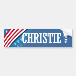 PEGATINA PARA COCHE CHRISTIE 2016