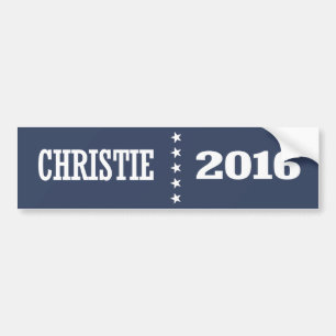 PEGATINA PARA COCHE CHRISTIE 2016