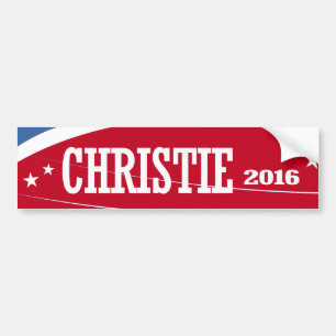 PEGATINA PARA COCHE CHRISTIE 2016