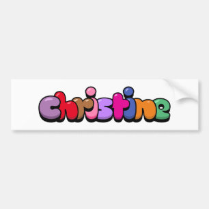 Pegatina Para Coche Christine